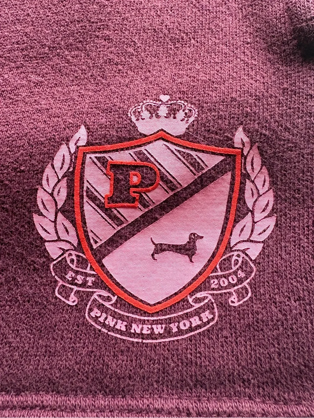 PINK Victorias Secret soft maroon